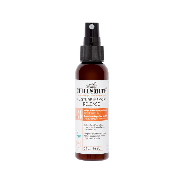 CURLSMITH front packaging showing lightweight leave-in benefits
