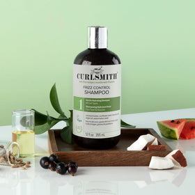 CURLSMITH open label showing ingredient list for transparency and informed choice