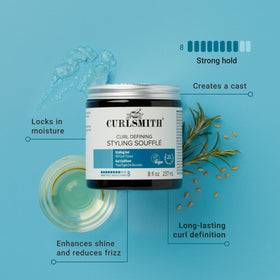 CURLSMITH ingredients babassu and avocado oils, showing moisturizing benefits