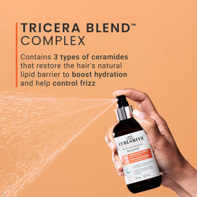 CURLSMITH TriCera Blend visual emphasizing ceramides for moisture retention