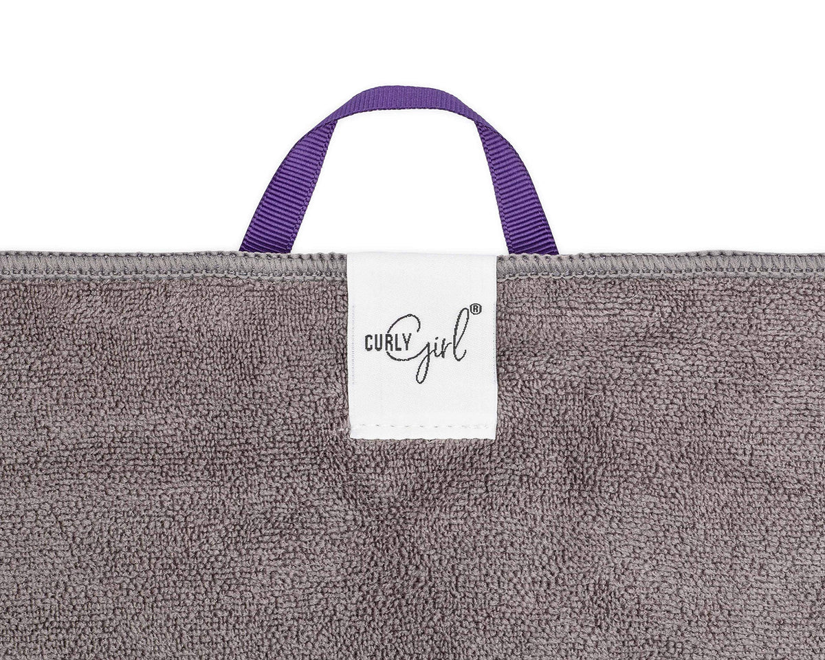 Curly Girl microfiber close-up texture highlighting soft fibers for less frizz