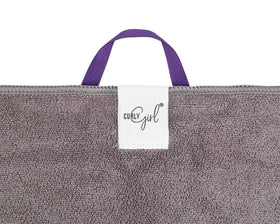 Curly Girl microfiber close-up texture highlighting soft fibers for less frizz