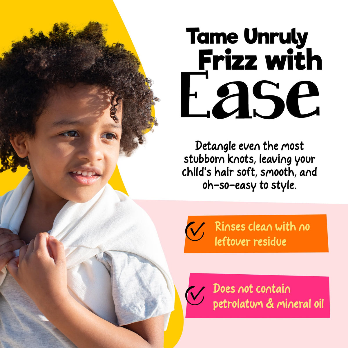 CurlyKids refreshing dry curls midday to revive shape and reduce frizz instantly