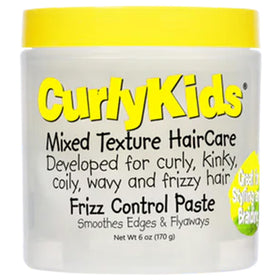 CurlyKids jar front view showing label and benefits for quick identification