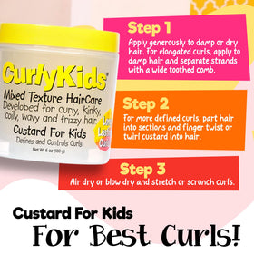 CurlyKids used in a bedroom routine showing easy styling and kid-friendly application