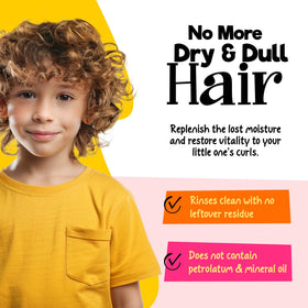 CurlyKids used in twist-out styling, defining curls and adding shine