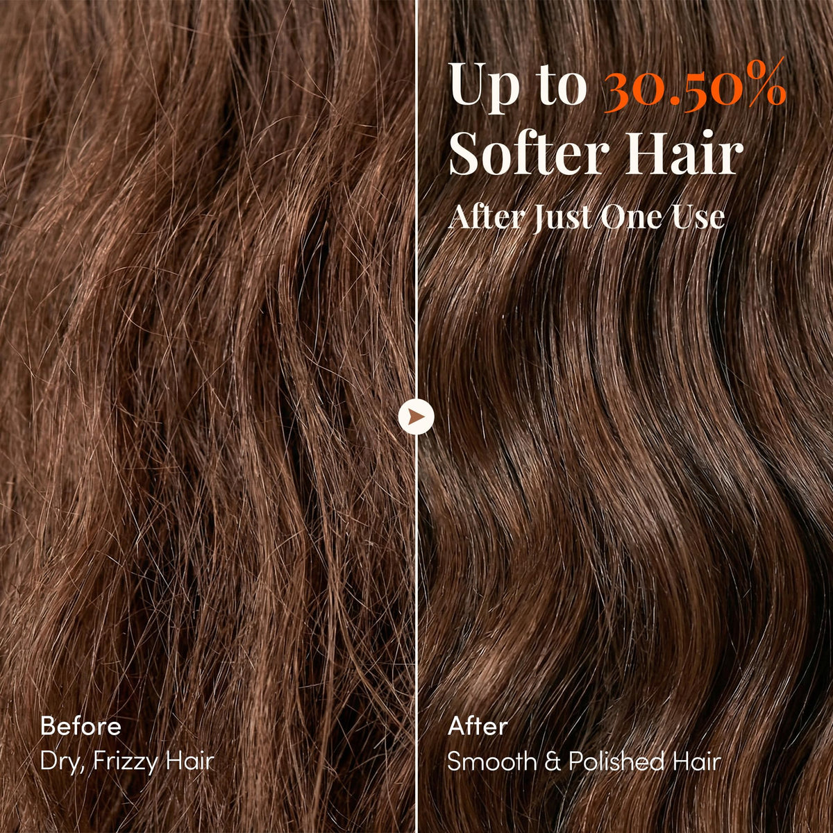 CURLYSHYLL oil drops on hand revealing silky texture and quick absorption