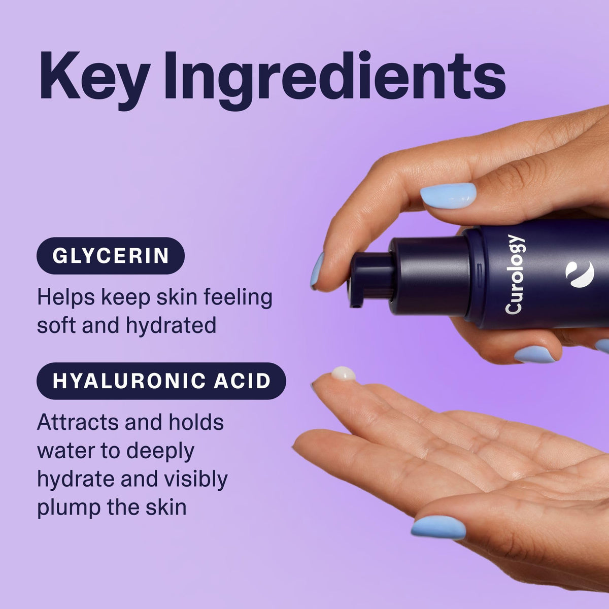 Curology body wash lather on skin demonstrating gentle cleansing and clarity