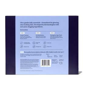 Curology kit contents laid flat to show included items and usability