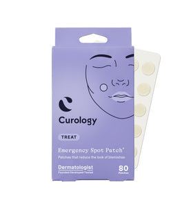 Curology front packaging showing 80-count and brand for quick blemish care