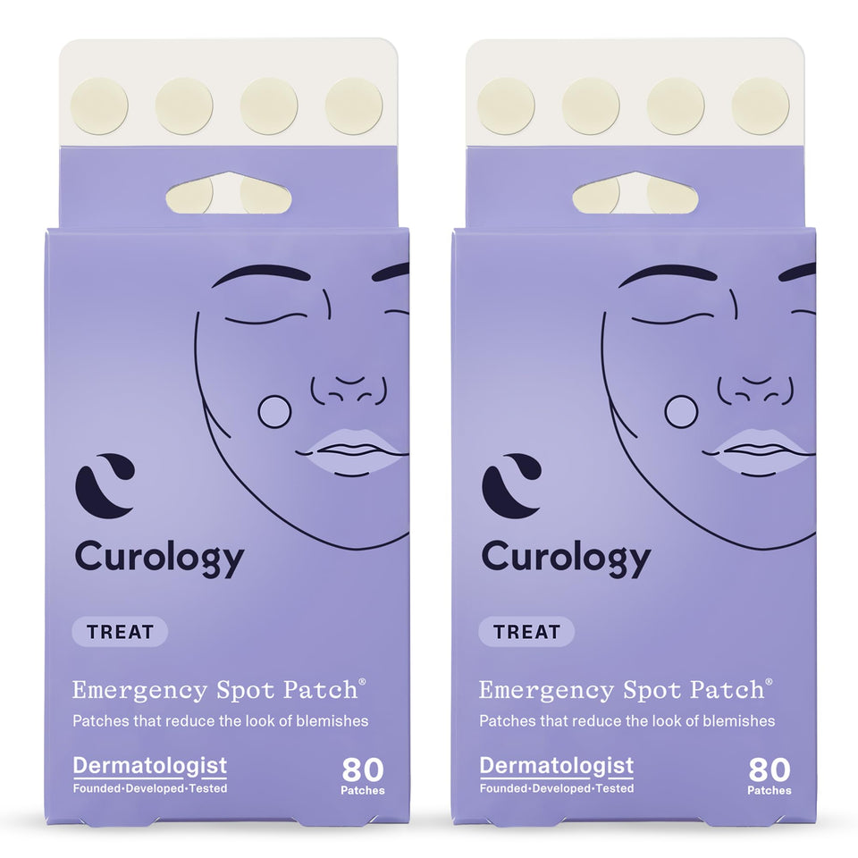 Curology front tub and visible patches showing convenient supply