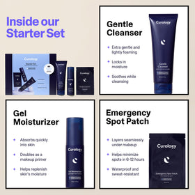 Curology gel moisturizer texture close-up illustrating fast-absorbing hydration