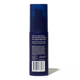 Curology ingredient label close-up showing hyaluronic acid and clean formulation benefits
