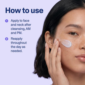 Curology pump dispensing gel illustrating easy dosing and hygienic use