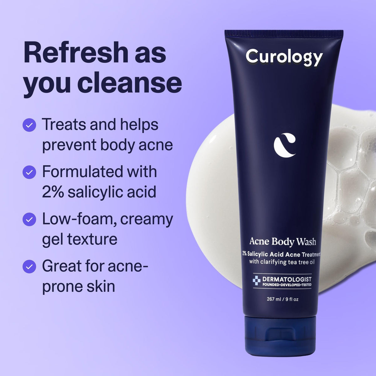 Curology products in bathroom lifestyle setting illustrating simple daily routine