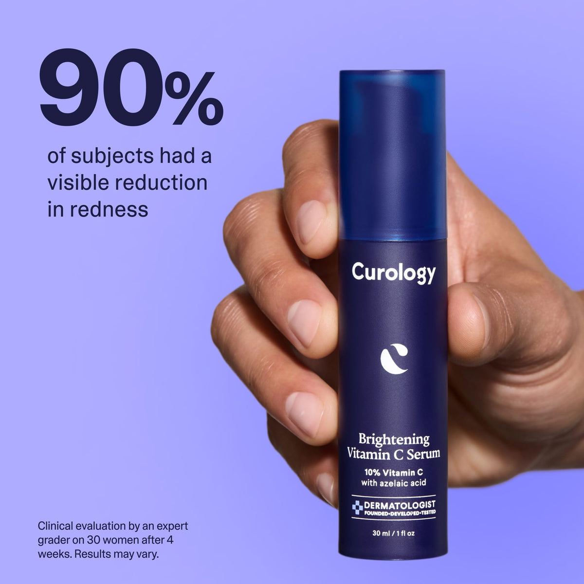 Curology serum beside sunscreen illustrating morning routine compatibility