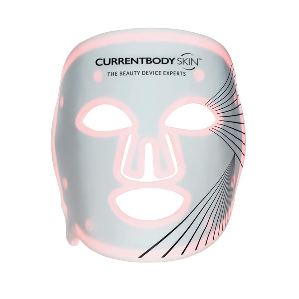 CurrentBody mask front view showing full-face coverage and even light delivery benefit