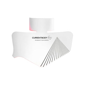 CurrentBody front view of the Series 2 neck and décolletage mask showing full coverage and design benefit