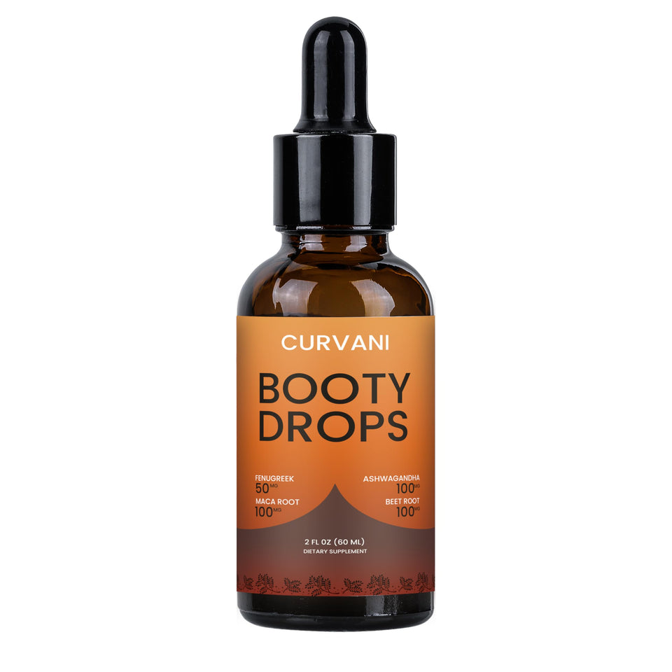 Curvani front packaging of 2 oz serum showing product benefit