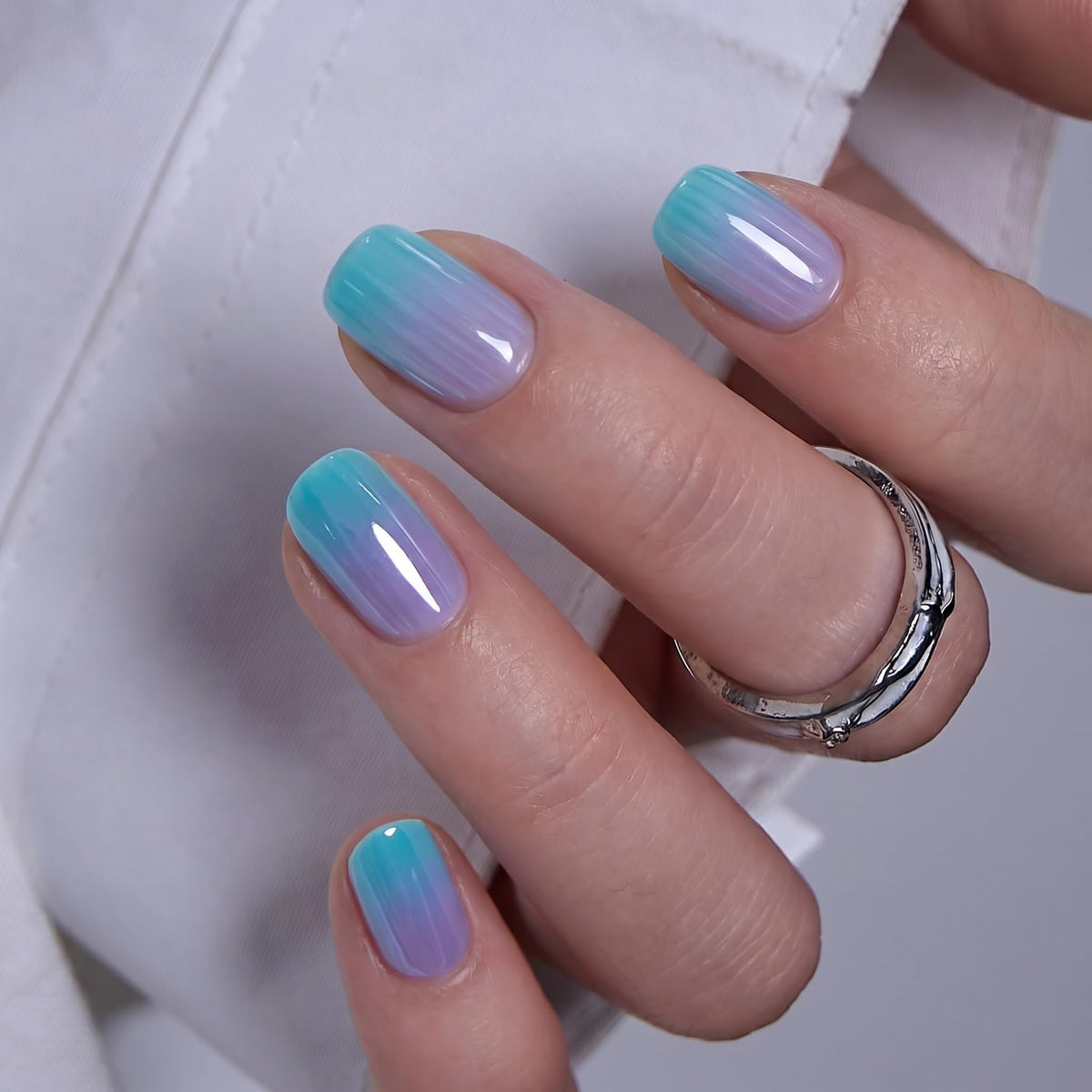 CurvLife adhesive tab application demonstrating quick, easy stick-on