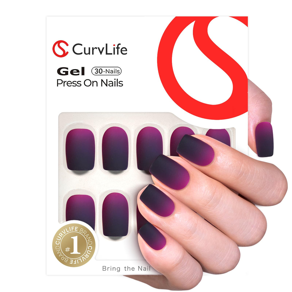 CurvLife close-up of gel texture highlighting handmade finish and durability