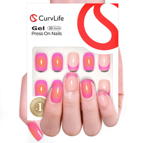 CurvLife close-up of hand-painted nail art emphasizing quality