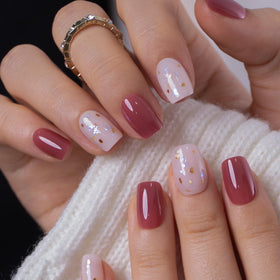 CurvLife close-up of soft-gel finish highlighting lasting shine