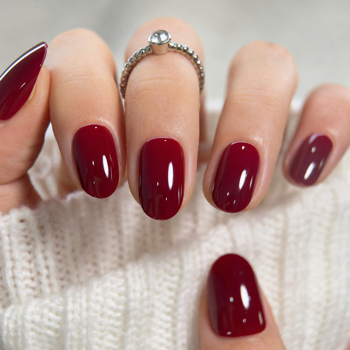 CurvLife close-up of soft gel texture highlighting flexible, natural-fit finish