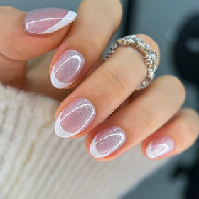 CurvLife close-up of soft gel texture highlighting durable glossy finish for long wear
