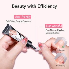 CurvLife remover dropper delivering liquid to nail gap, quick targeted removal benefit