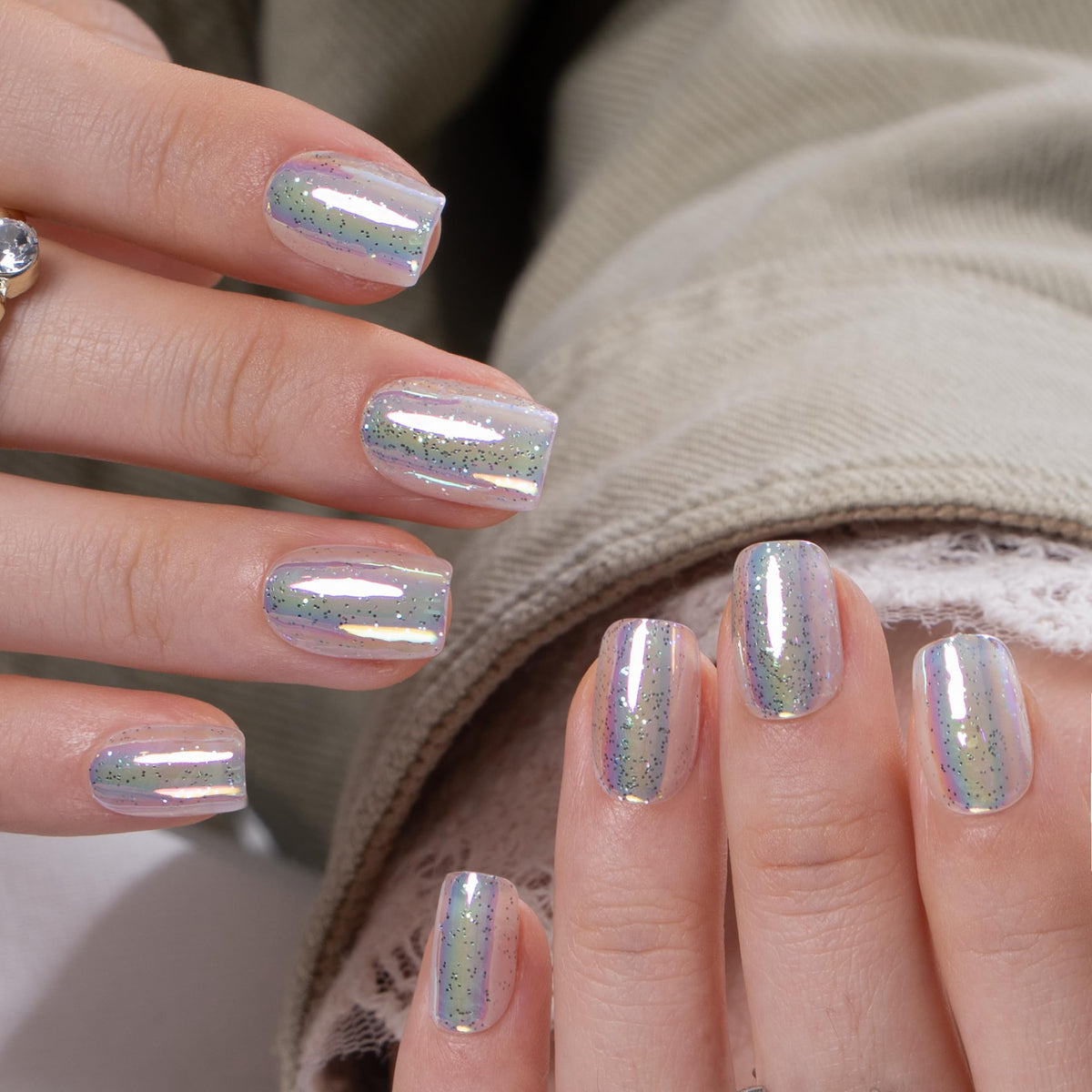 CurvLife applied on hand model demonstrating natural fit and confident look