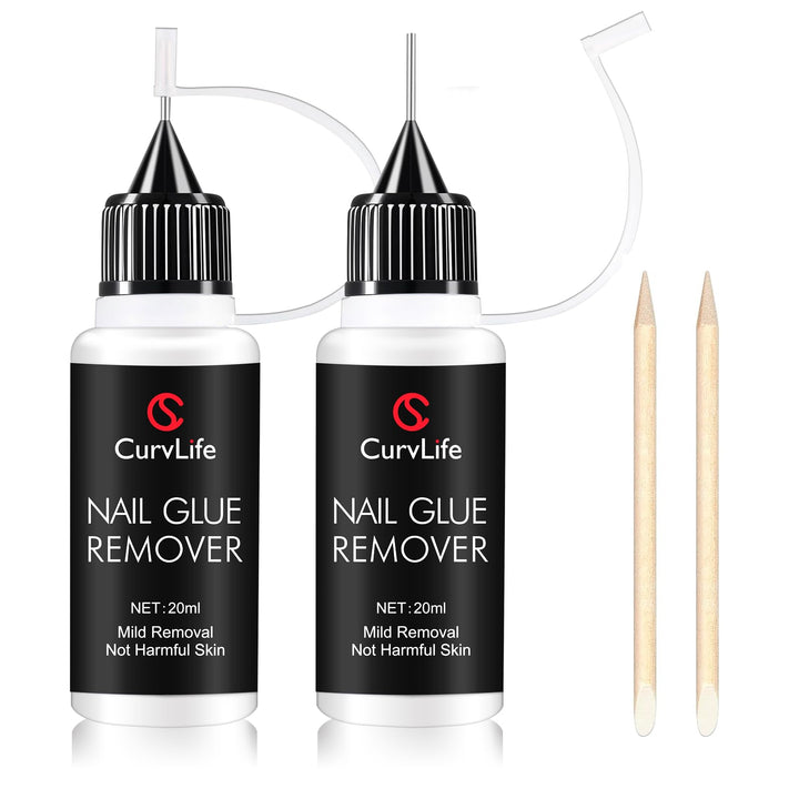 CurvLife front view of two 20ml bottles showing compact travel-ready design