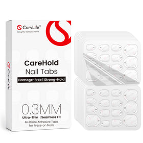 CurvLife front packaging showing CareHold Pro tabs and brand promise