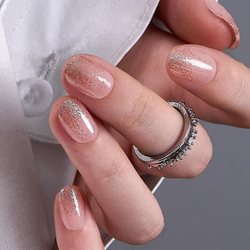 CurvLife front packaging showing Golden Mist nails and kit components, clear benefit