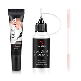 CurvLife front packaging showing full kit for easy salon-style manis