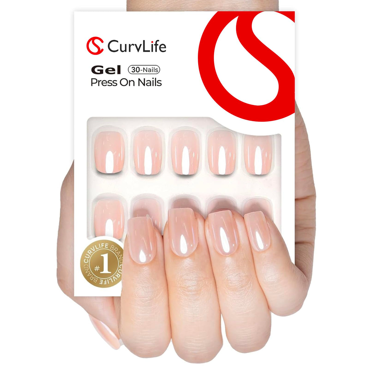 CurvLife front packaging showing mirror-pink finish and full-kit benefit