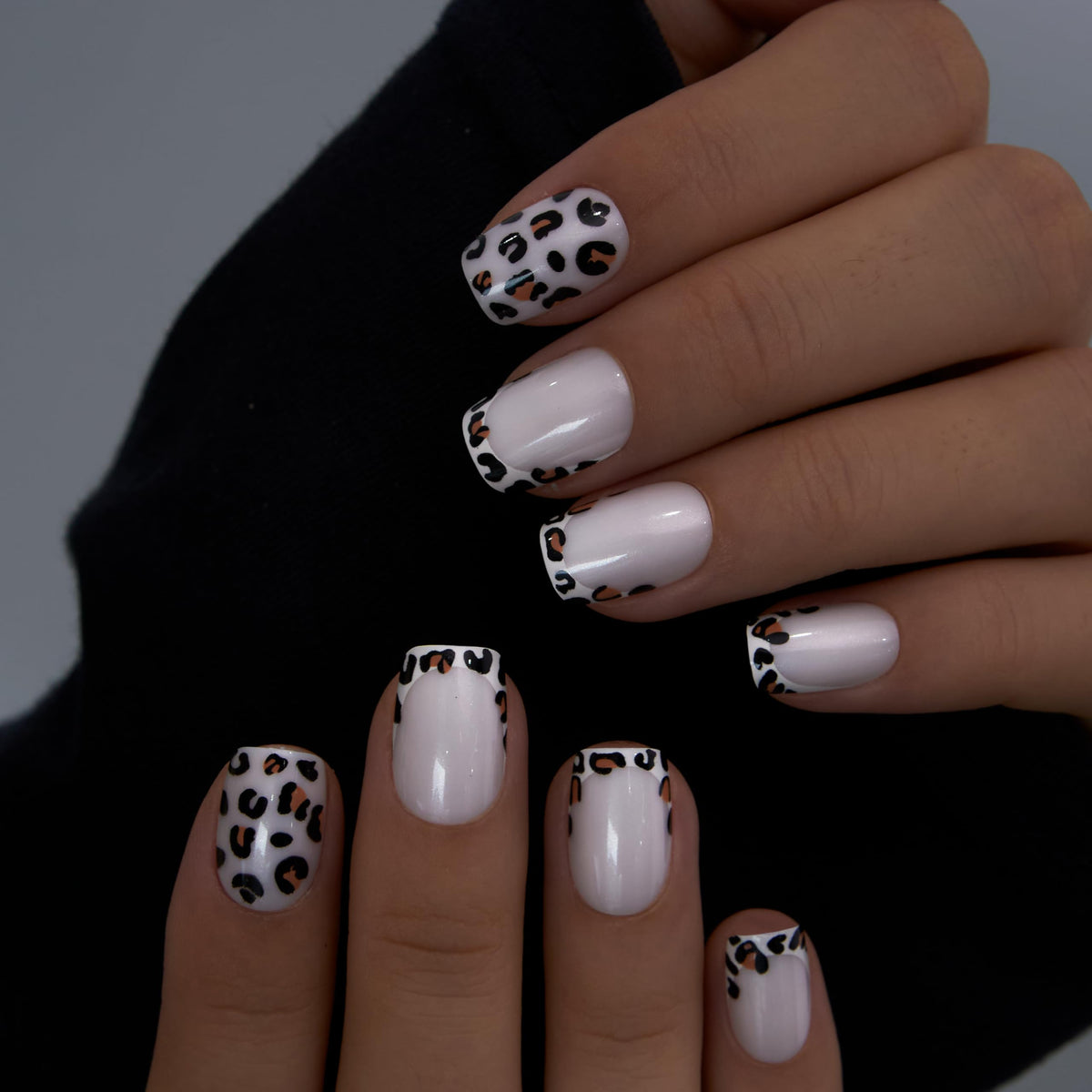 CurvLife glossy nude nail surface emphasizing durable shine and chip resistance