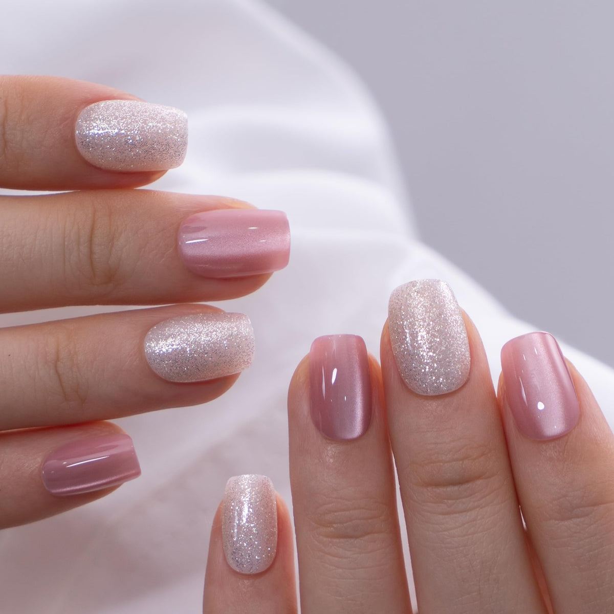 CurvLife front packaging showing Latte Spark nails and kit for easy selection