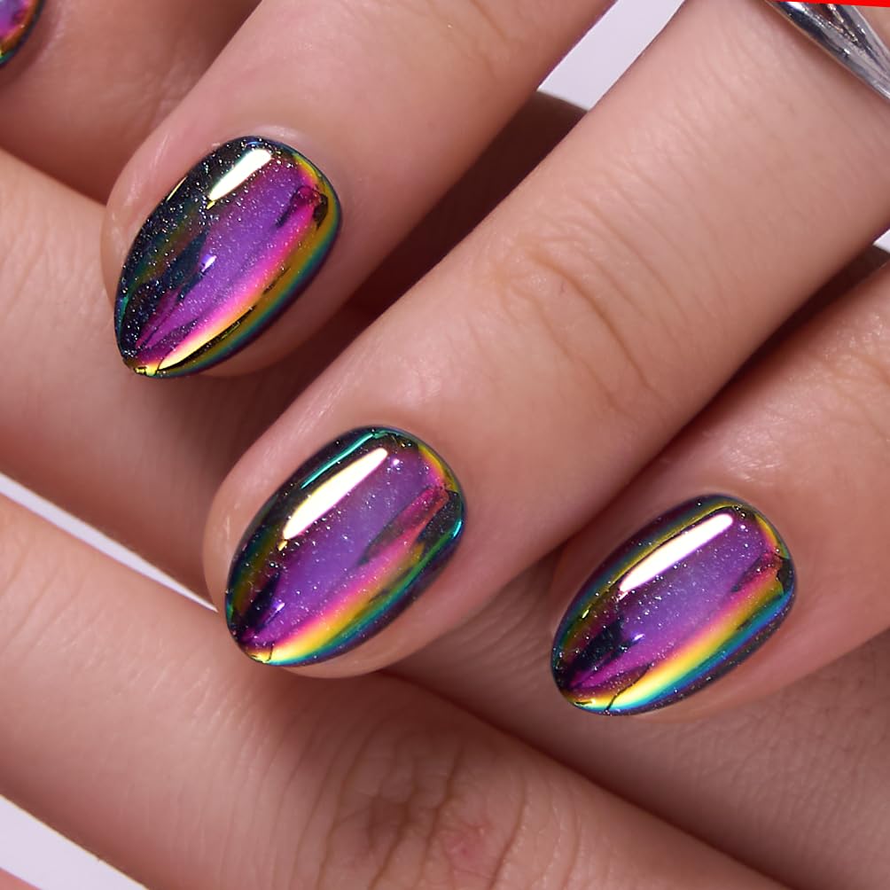 CurvLife 30-piece nail array laid out to show all sizes and shades