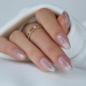 CurvLife nails in hand during application demonstrating secure fit benefit