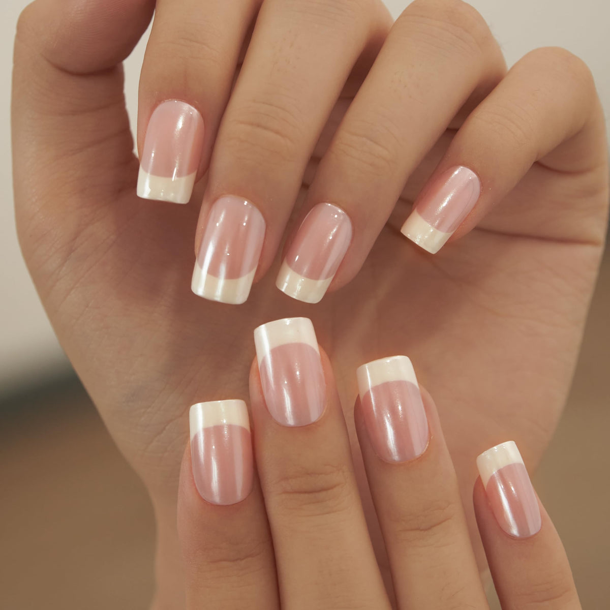 CurvLife nails on hand in everyday setting demonstrating natural look