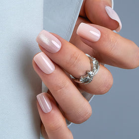 CurvLife close-up of nail surface texture and glossy handmade finish
