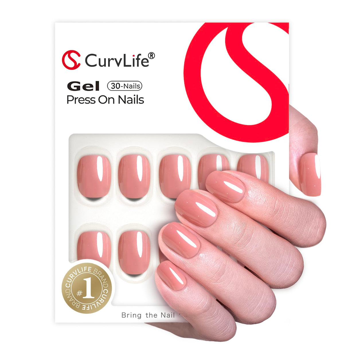 CurvLife nails after removal cleaned and ready for reuse benefit