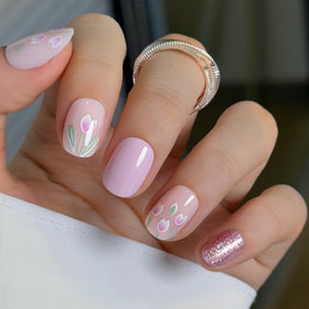 CurvLife side profile of square shape nails showing natural fit and clean edges