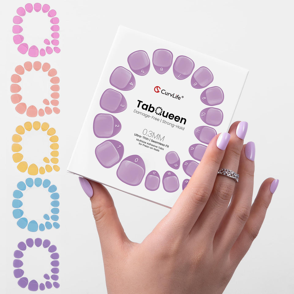 CurvLife TabQueen front packaging showing 180pcs for fast use