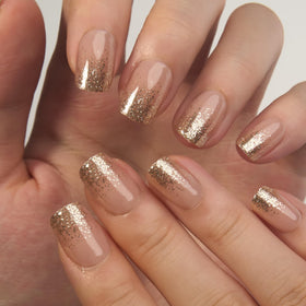 CurvLife flexible nail texture bent slightly to demonstrate comfort and zero pressure