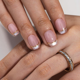 CurvLife soft gel finish texture close-up showing durable high-shine