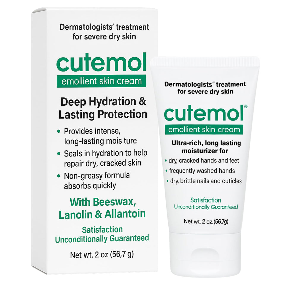 Cutemol front tube showing label and travel-ready design benefit
