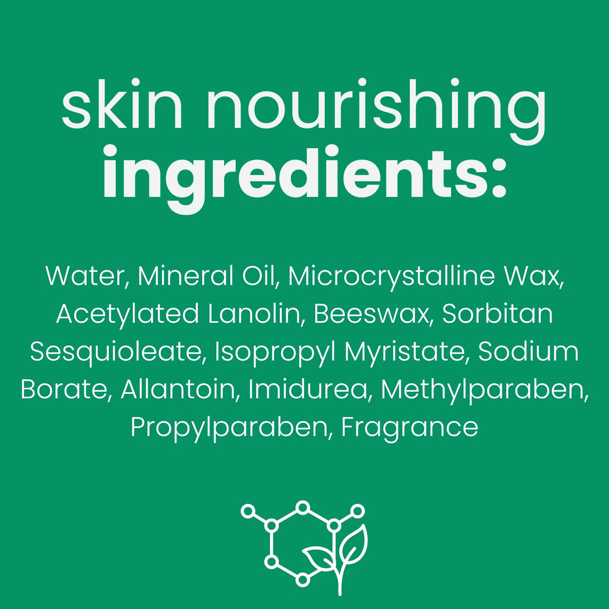 Cutemol ingredient label highlighting beeswax, lanolin, allantoin