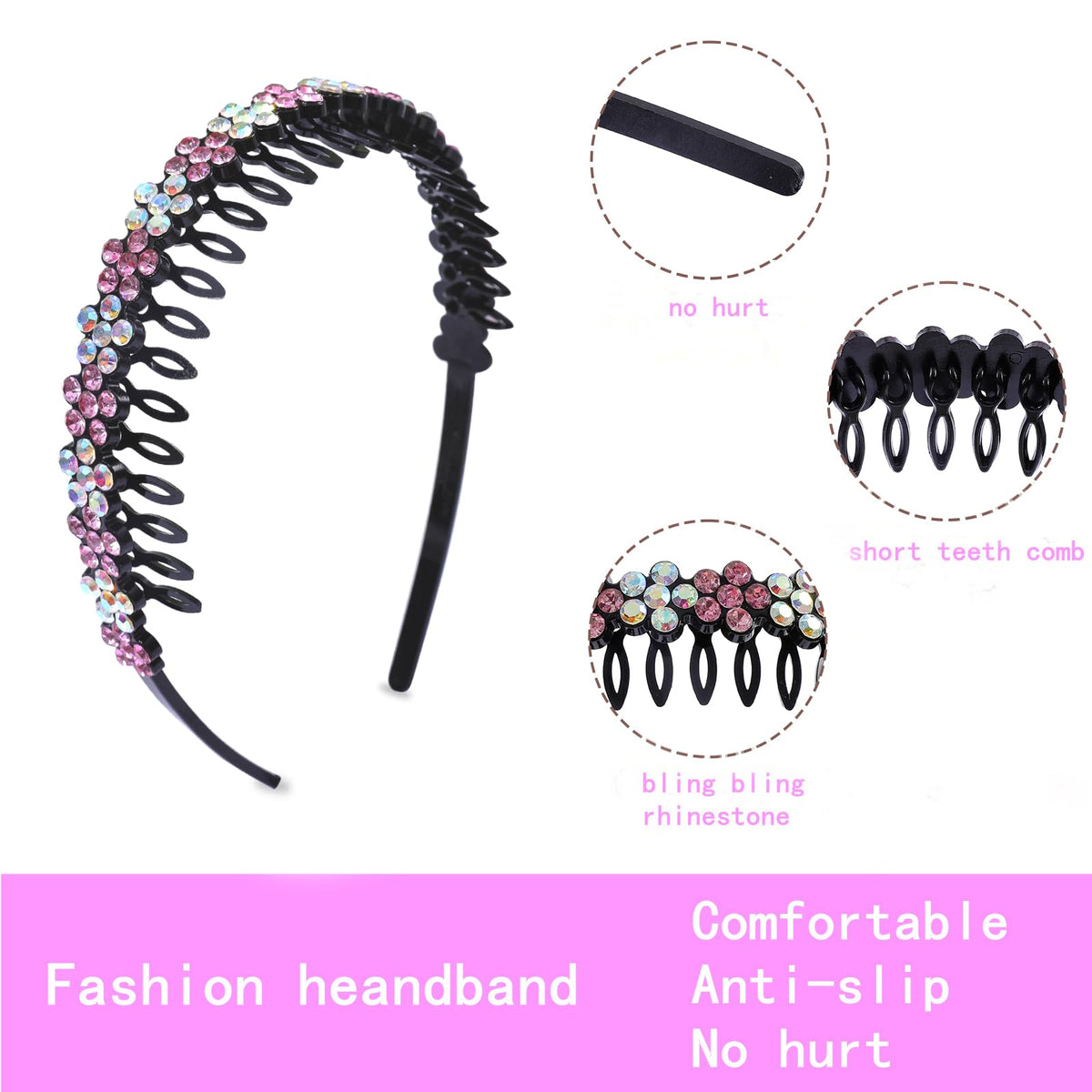 Cutewing close rhinestone detail highlighting sparkle and quality